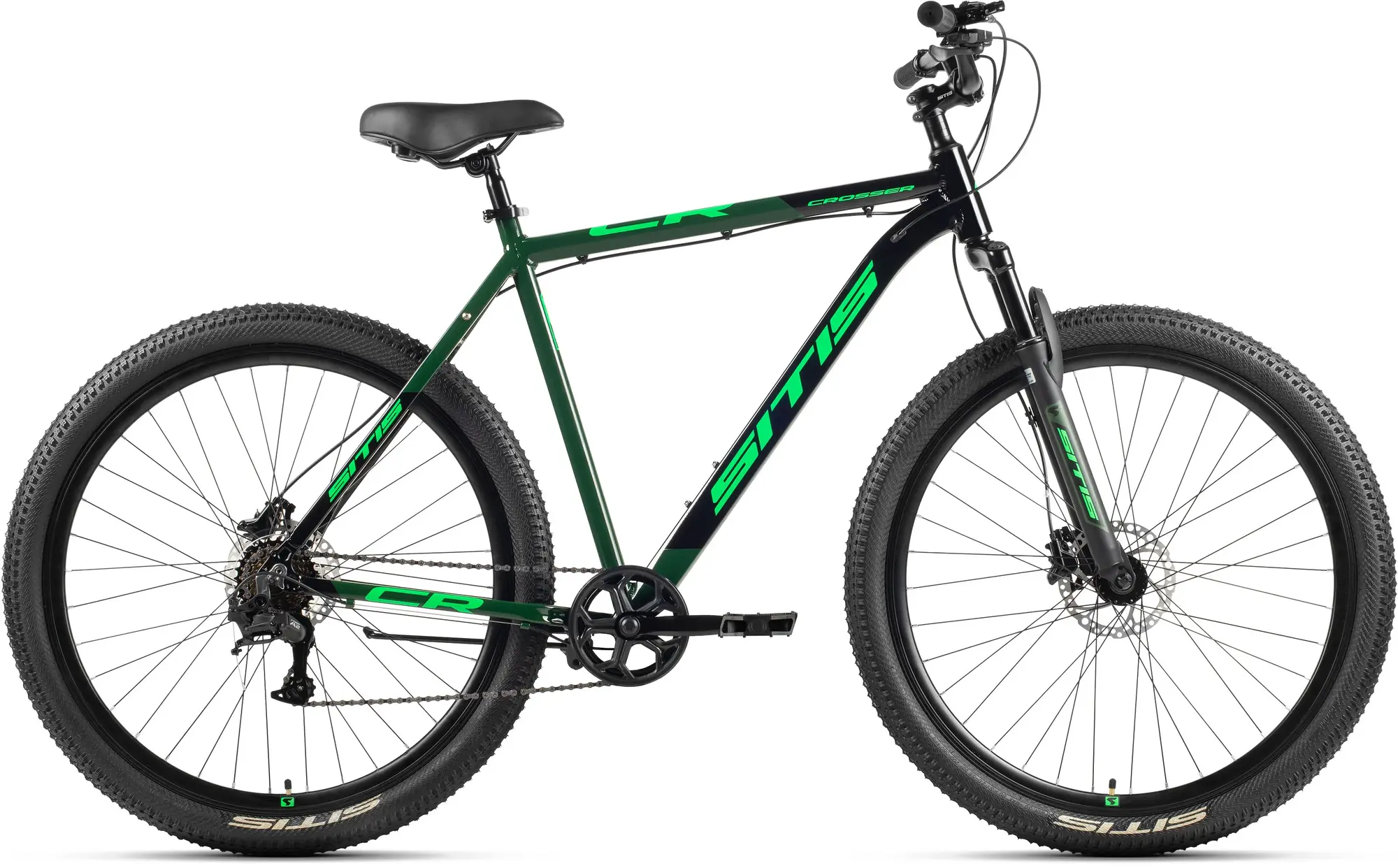Велосипед SITIS CROSSER 7SP HD 29 Black-Green 1
