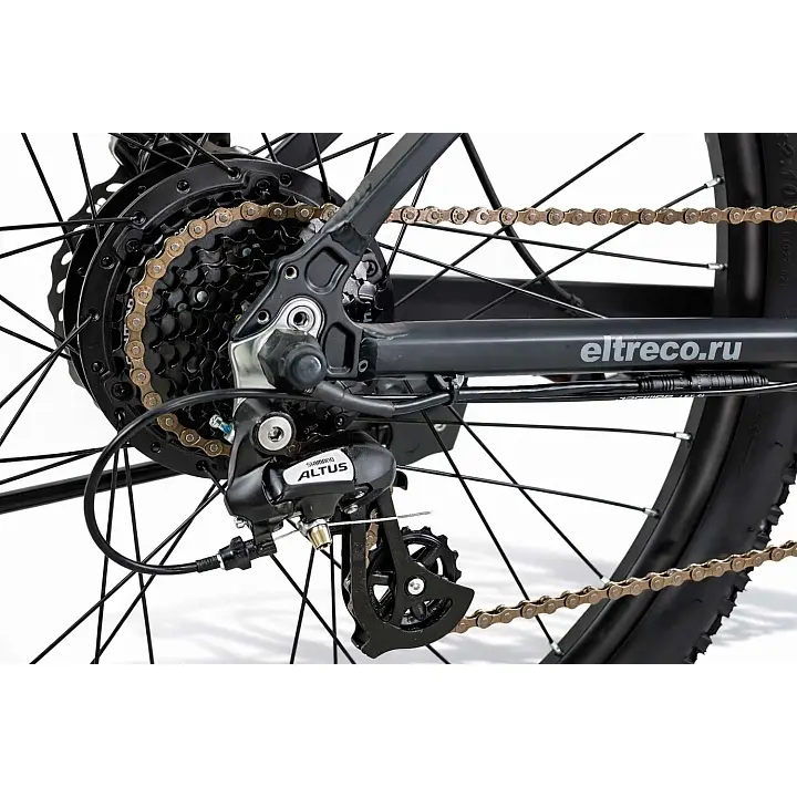 Электровелосипед Eltreco Ultra MAX Зеленый матовый-3160 1