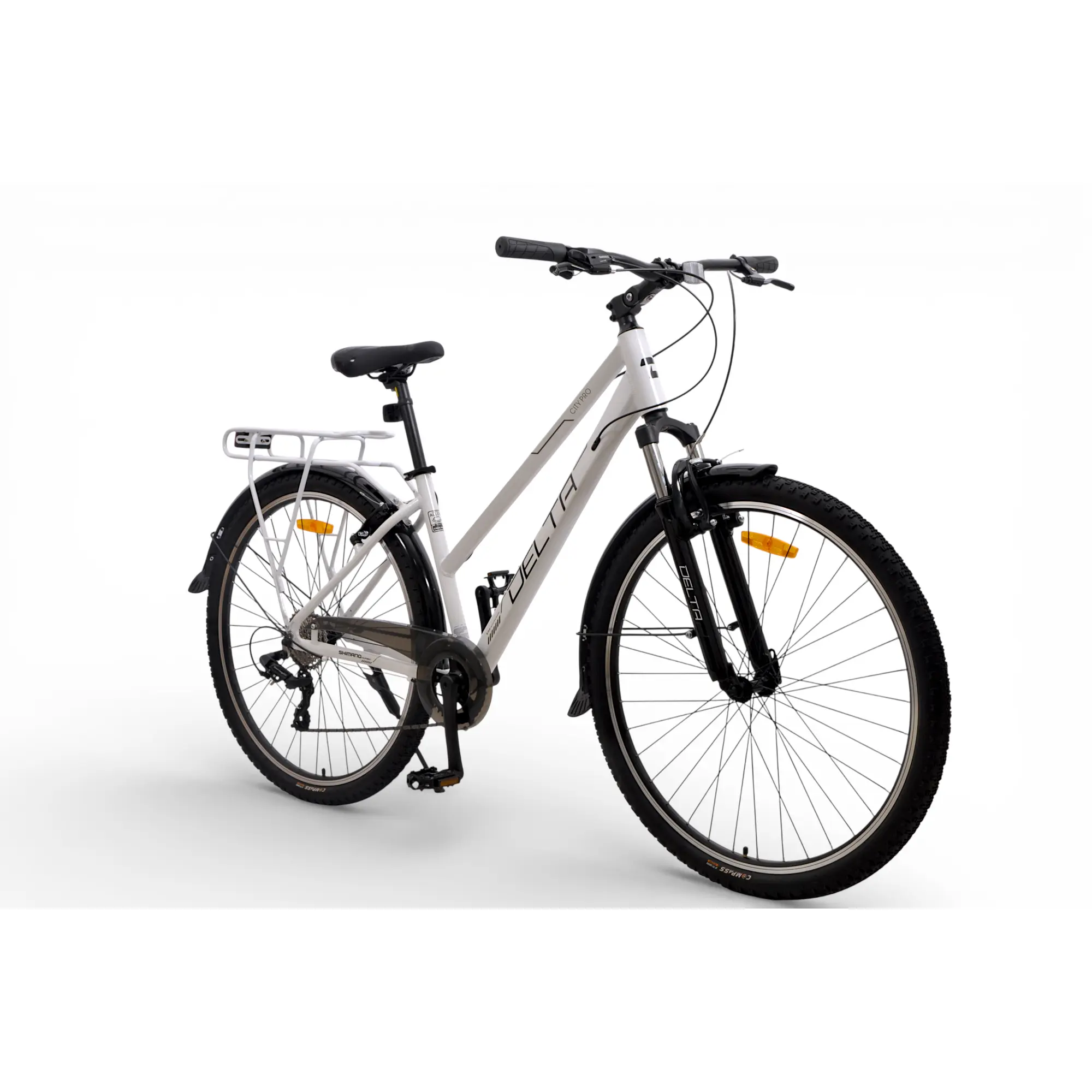 Велосипед Delta City Pro Lady 28 белый 1