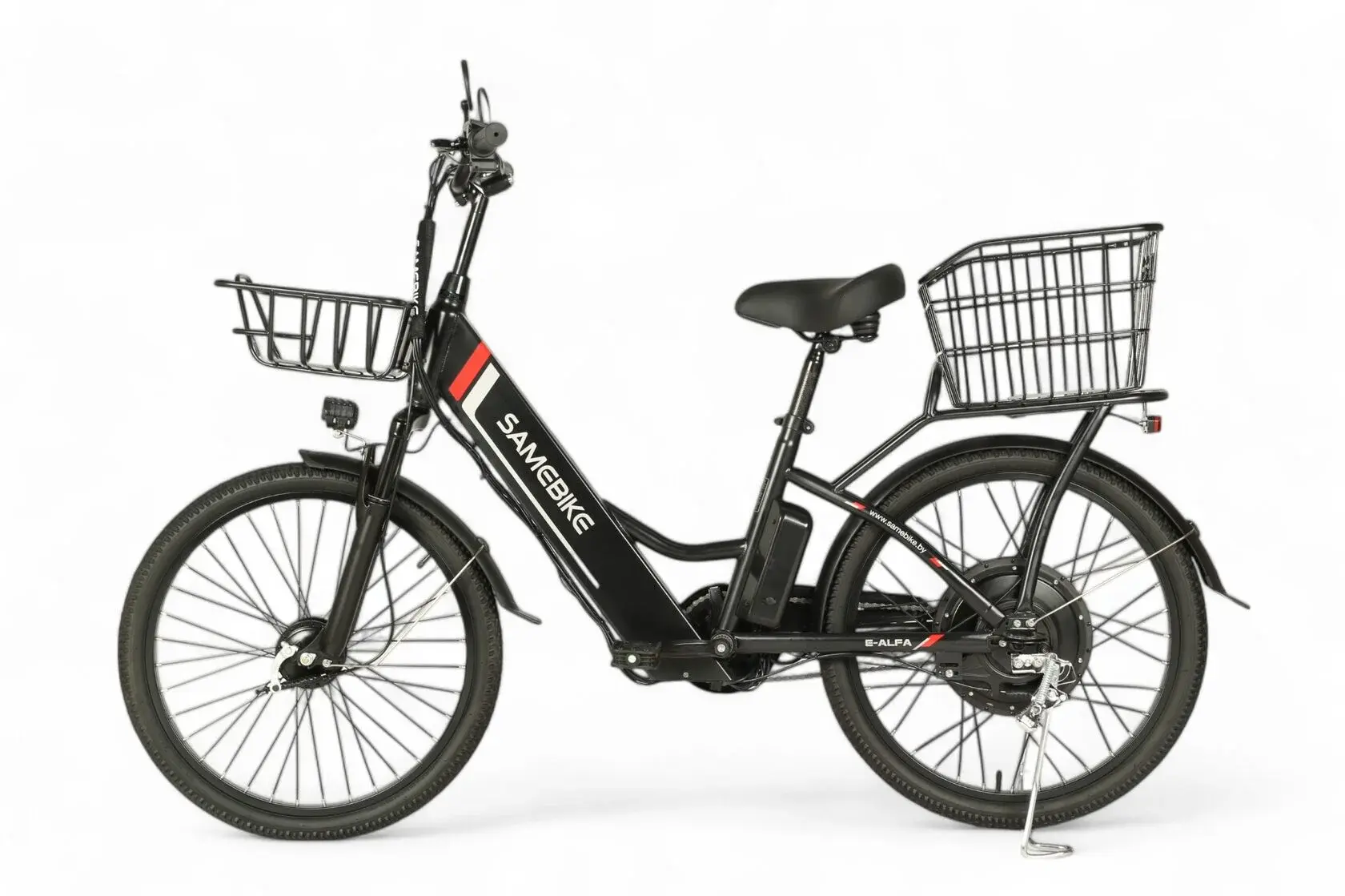 Электровелосипед SameBike E-ALFA 500w 48v черный 1
