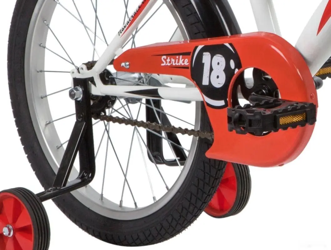 Novatrack Strike 18" белый/красный 1