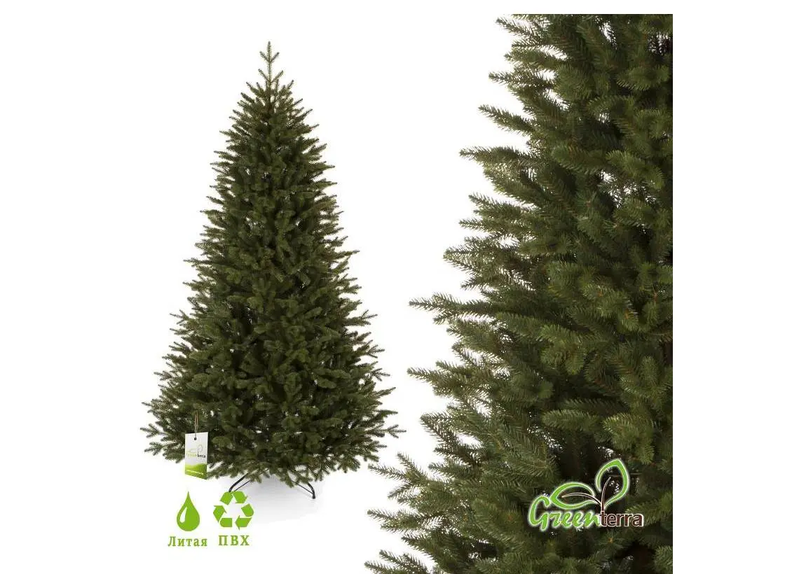 Ель искусственная Аляска темная 180см 1