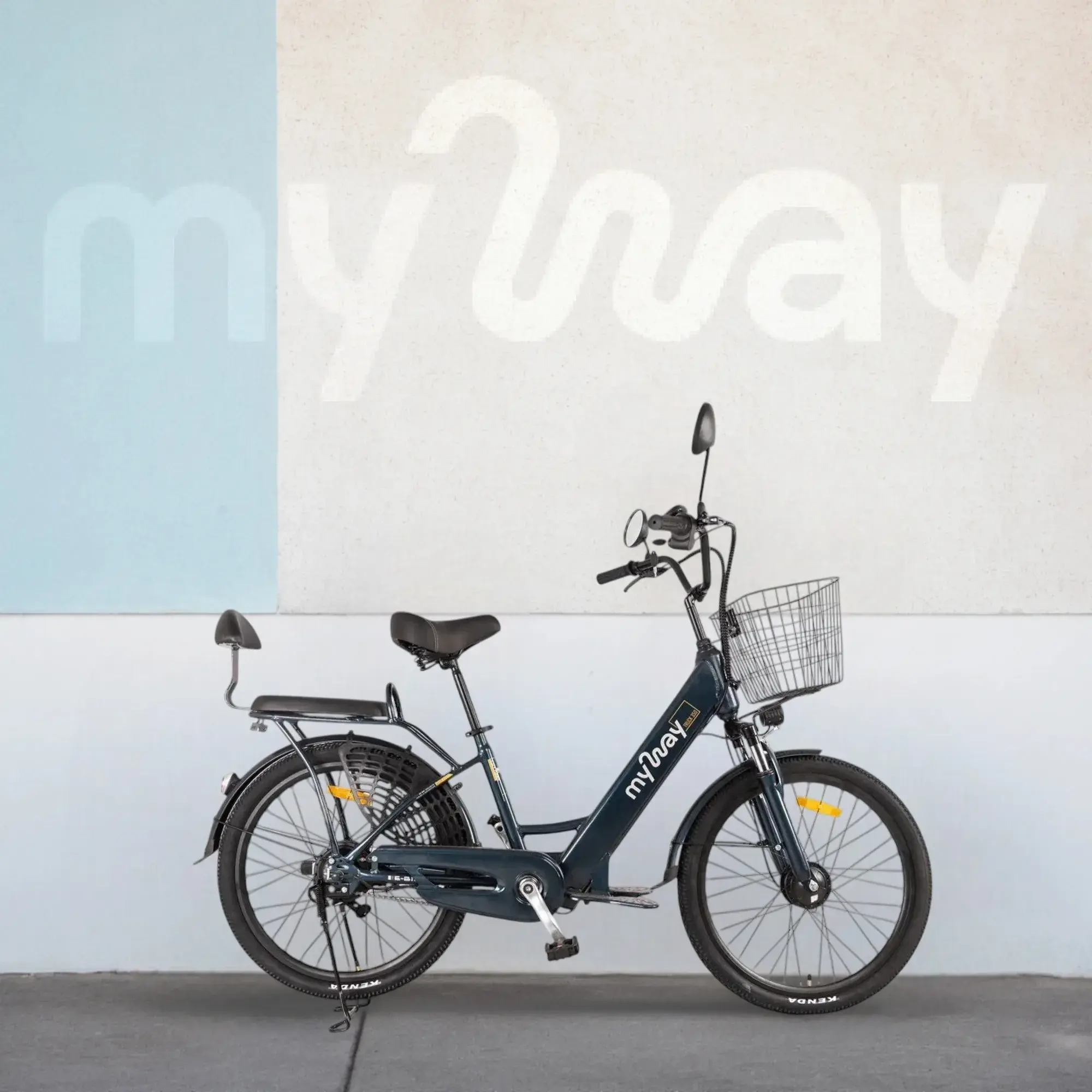 Электровелосипед MyWay Truck 350 24 темно-синий 1
