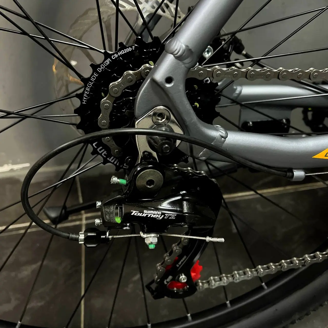 Велосипед Greenland Oasis 2.0 29 серый-оранжевый 2