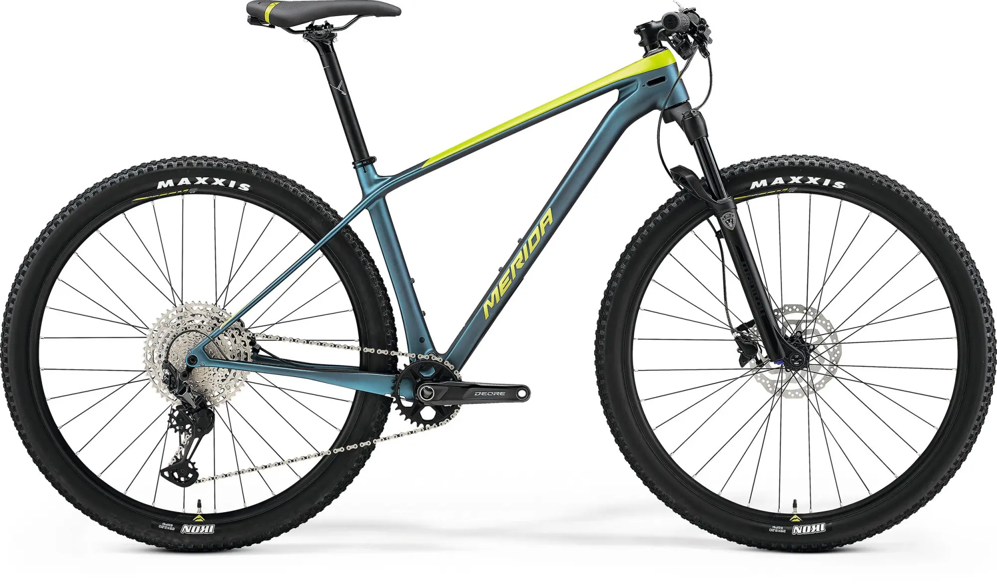 Велосипед Merida Big Nine 3000 SilkLime/Teal-Blue 1