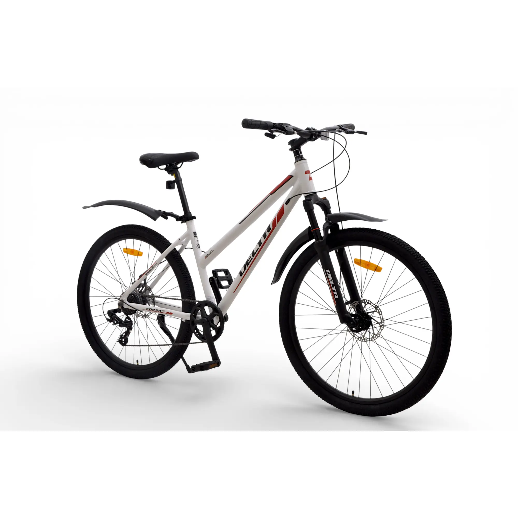 Велосипед Delta Corsa Pro 27.5 белый 1