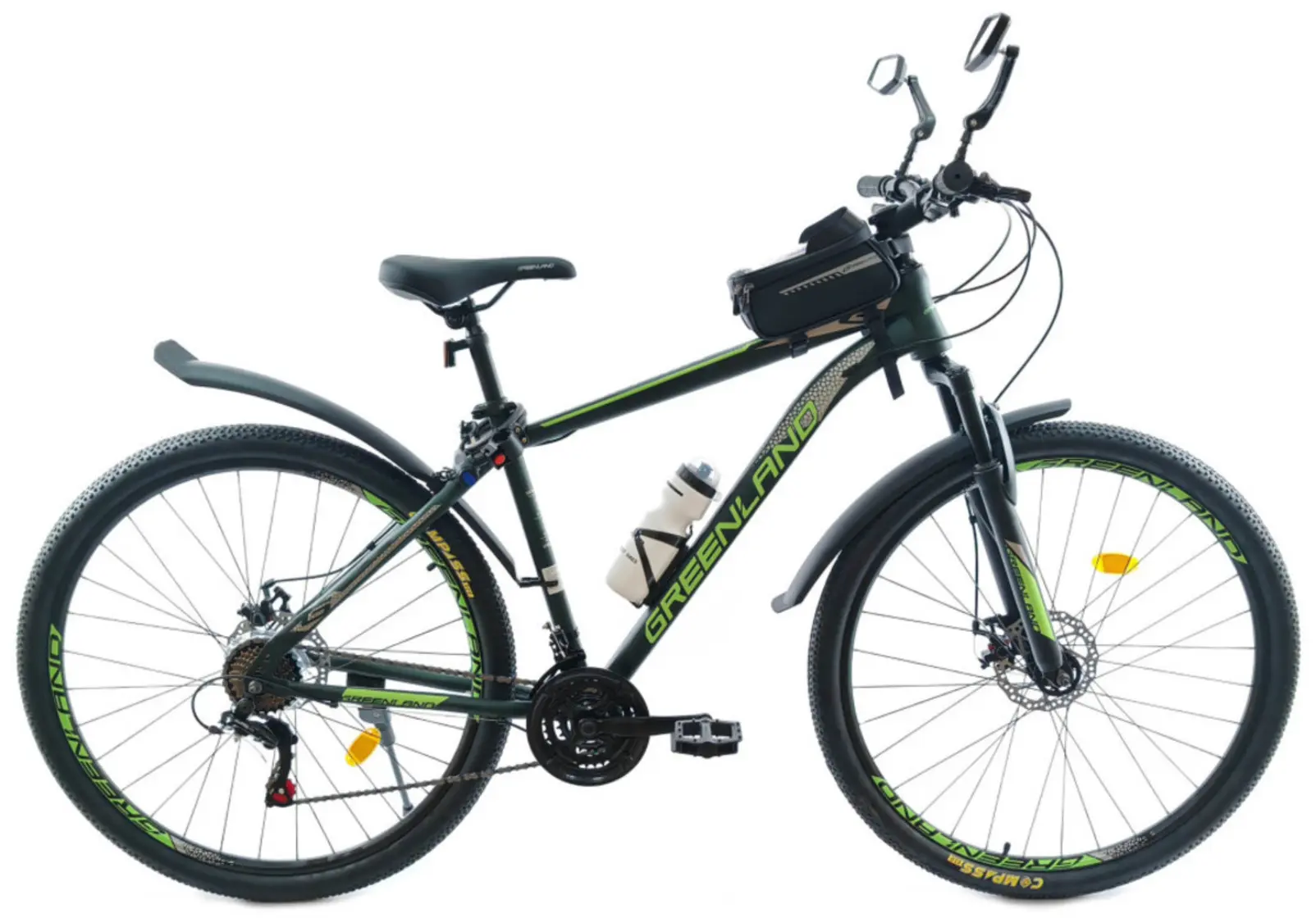 Велосипед Greenland Scorpion Pro 29 темно-зеленый 1