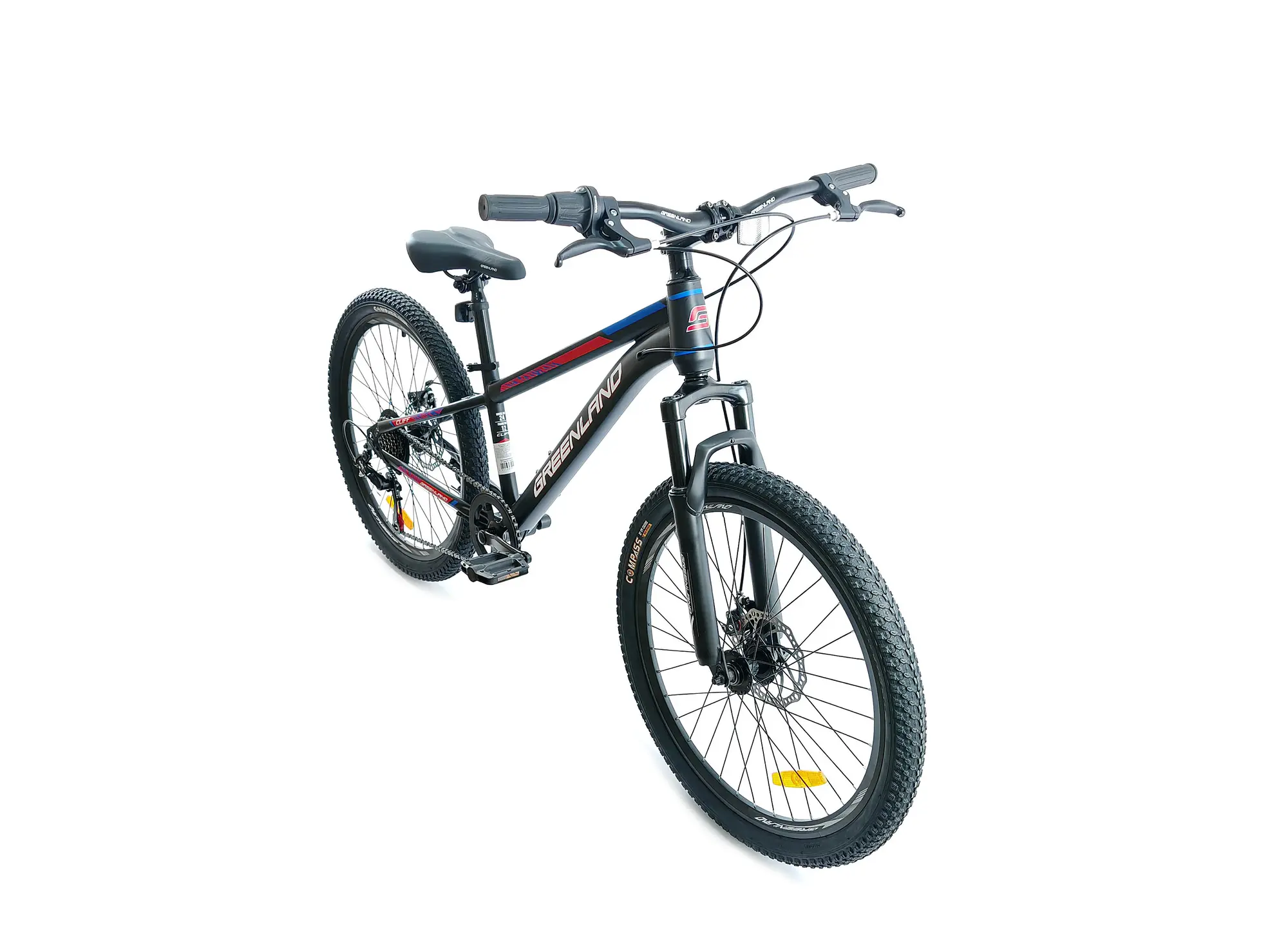 Велосипед Greenland Cliff 24 черный-красный 1