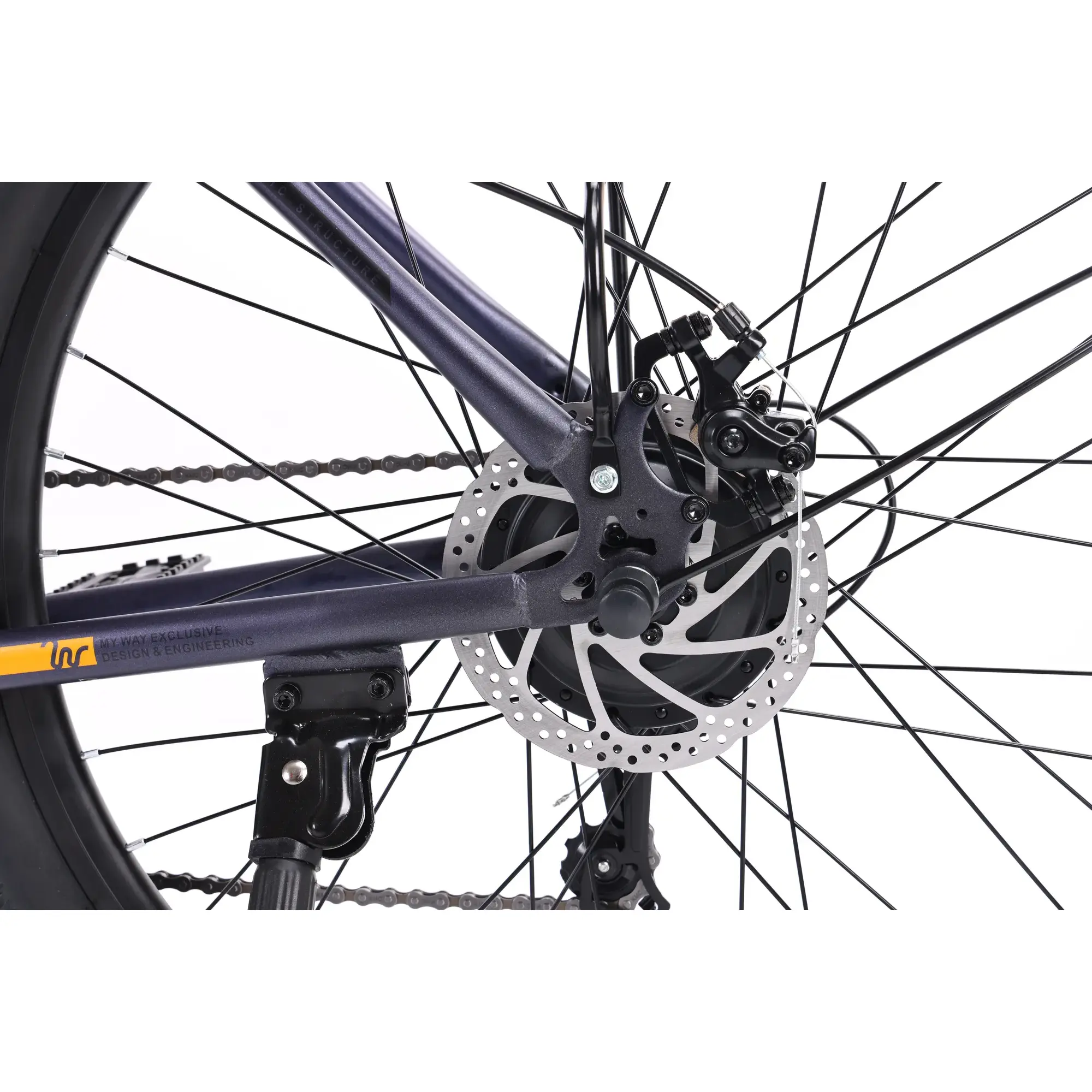 Электровелосипед MyWay Rock 350 Max 27.5  графитовый матовый 1