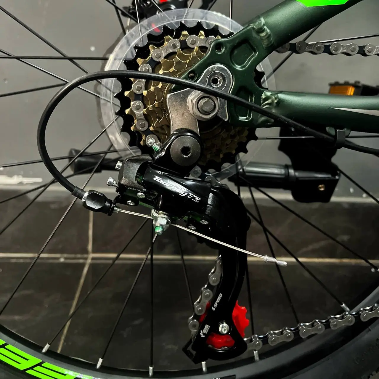 Велосипед Greenland Tommy 24 7S 24 Темно-зеленый 2