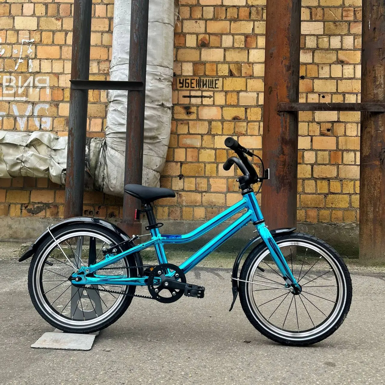 Детский велосипед MEET Carl 16 blue 2