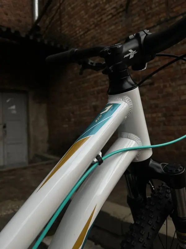 Merida Matts J24 Eco GlossyWhite/TealGold 1