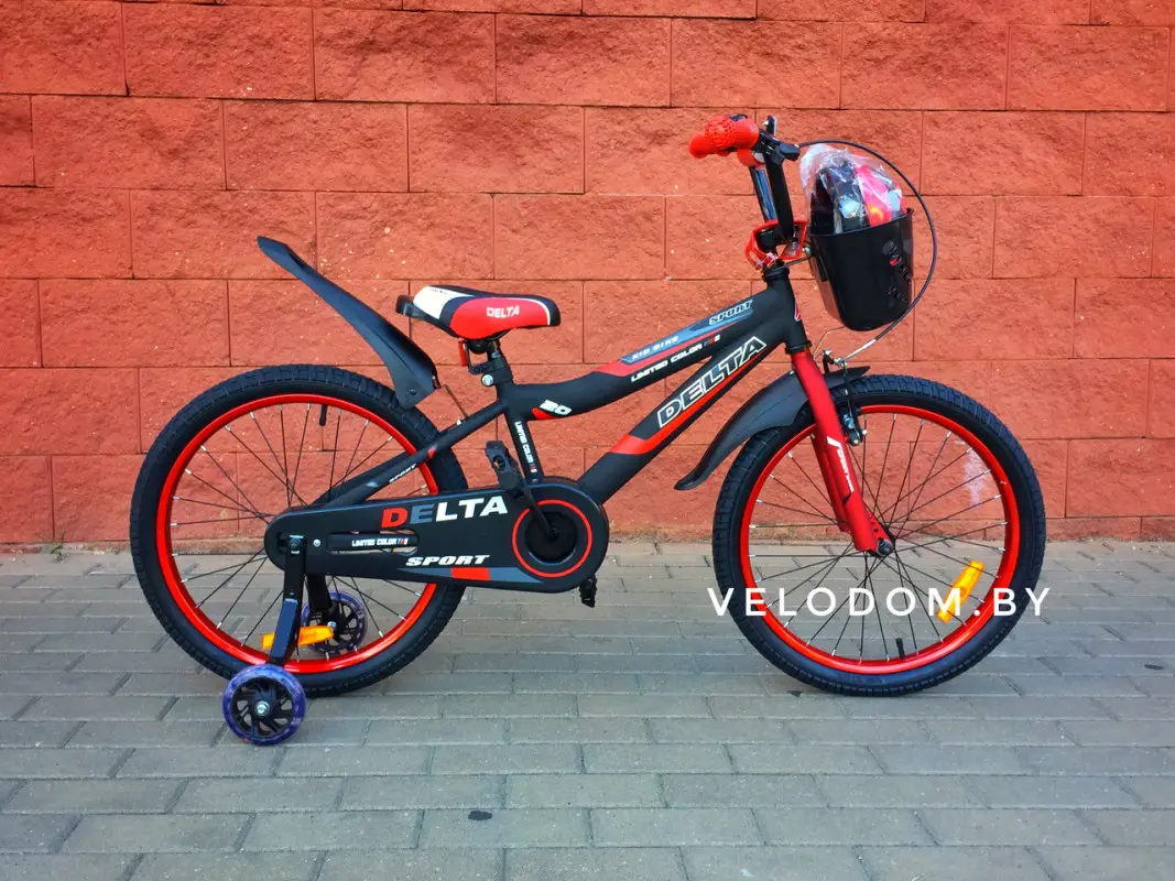 Delta Sport 20" черный/красный 1