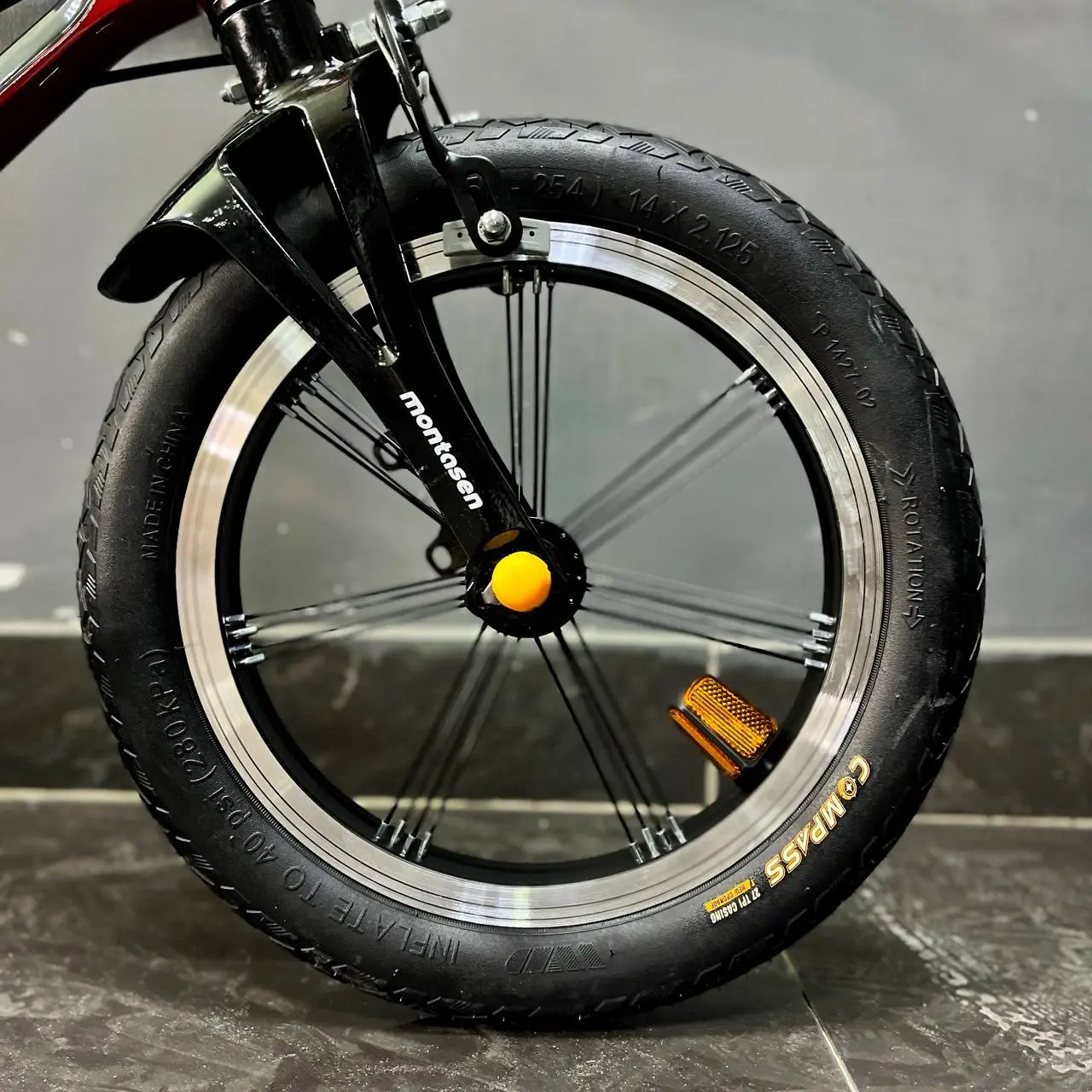 Детский велосипед Montasen M-F800 14 красный 2