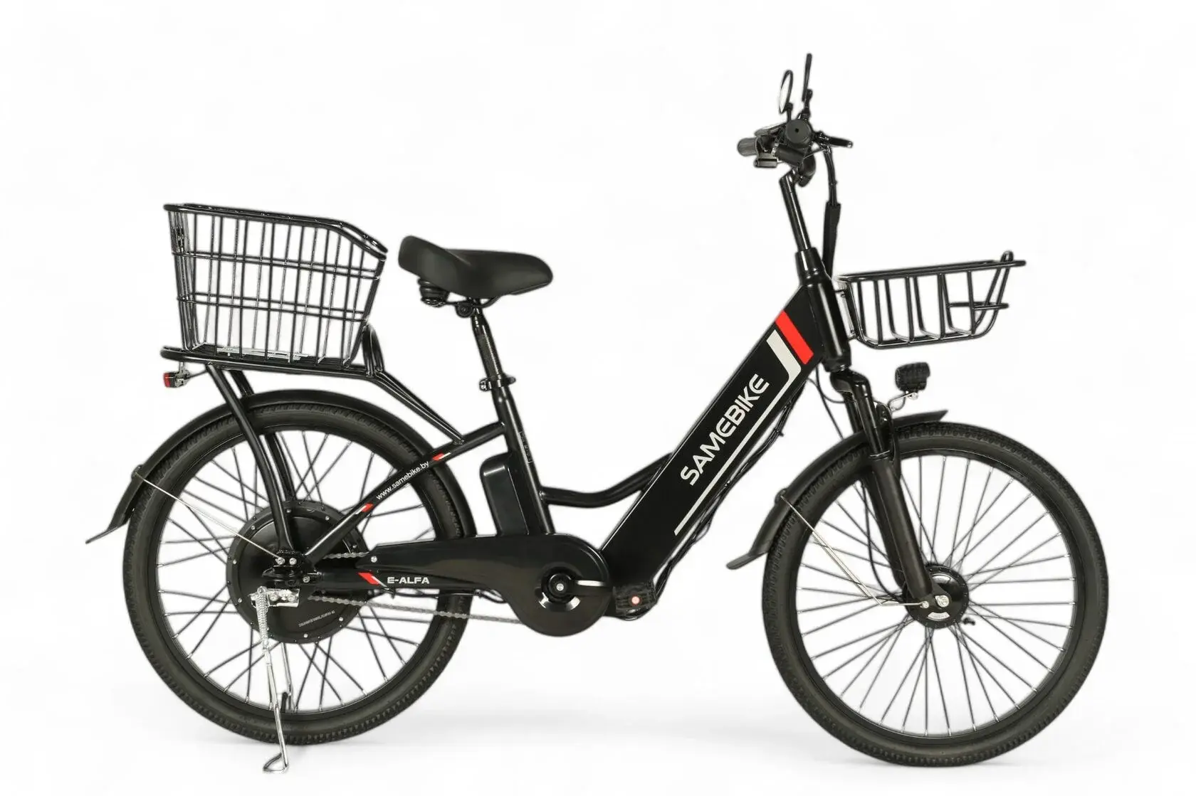 Электровелосипед SameBike E-ALFA 350w 36v черный 1