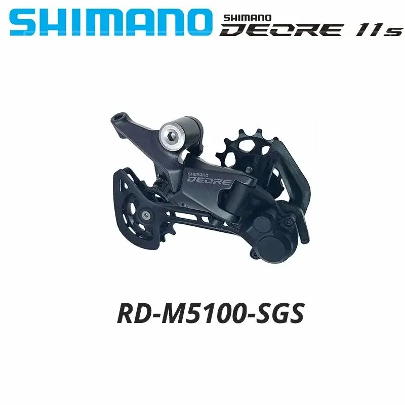 Переключатель задний Shimano Deore, RD-M5100, SGS, 1x11 ск, RD черный 1