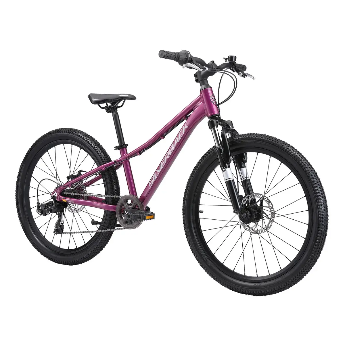 Велосипед SILVERBACK SPYKE 24 D 1 GIRL GLOSS MULBERRY PURPLE/GLOSS SILVER 2026 1