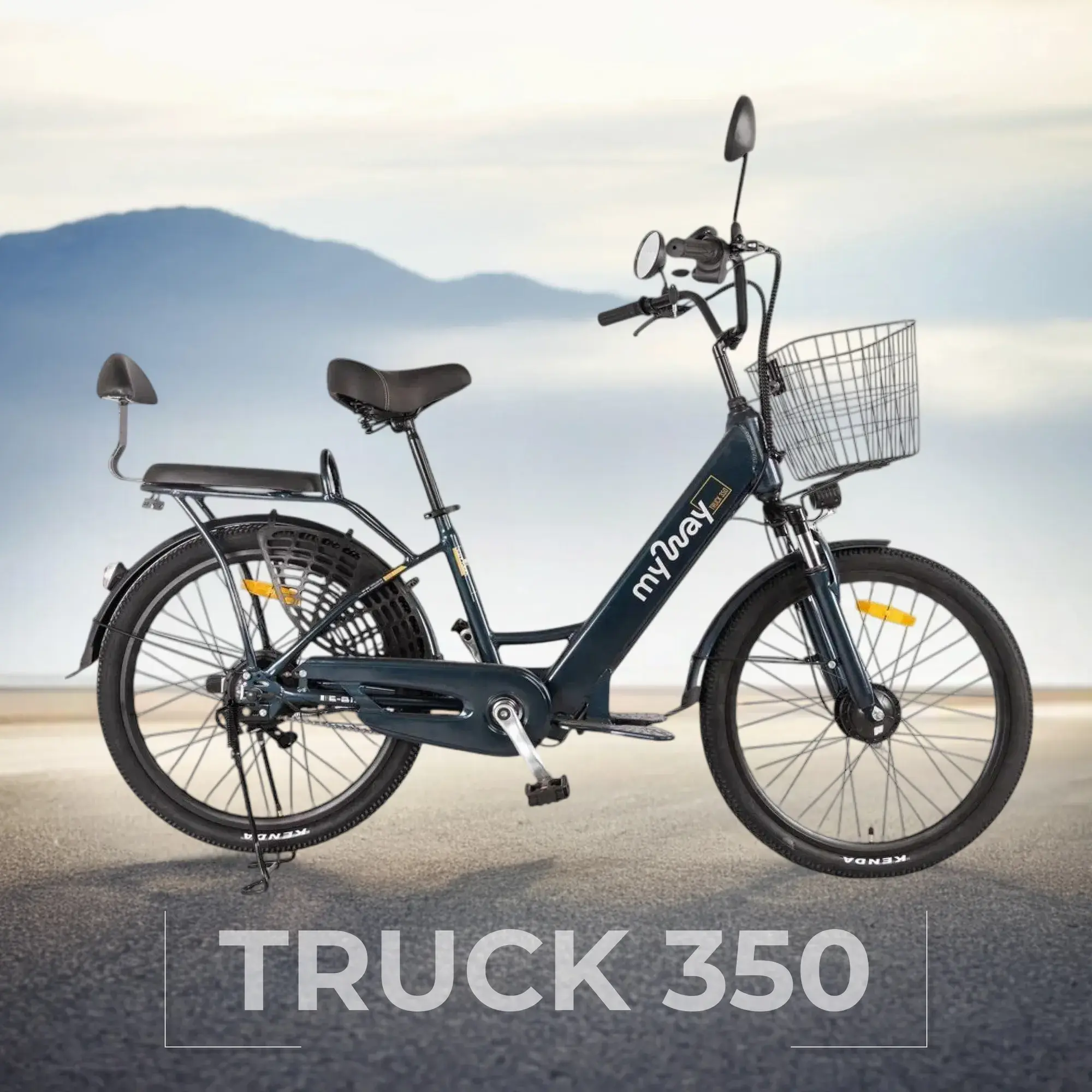 Электровелосипед MyWay Truck 350 24 темно-синий 1