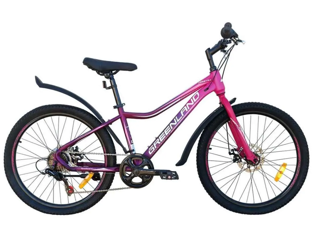 Велосипед Greenland Demetra 7S 24 фиолетовый 1