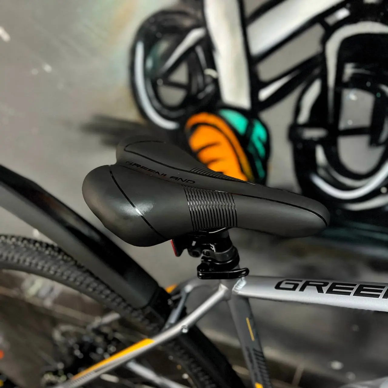 Велосипед Greenland Oasis 2.0 29 серый-оранжевый 2