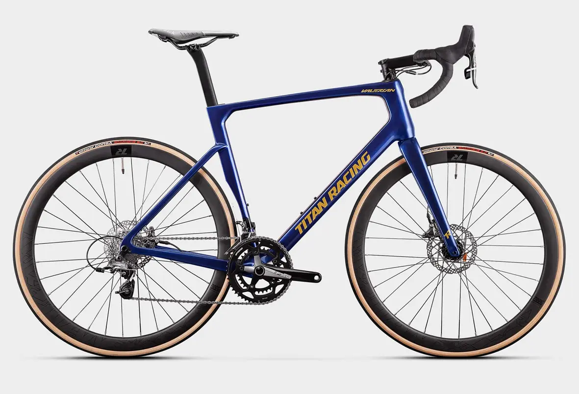Titan Racing Valerian Carbon Pro  DarkBlue/Gold 1