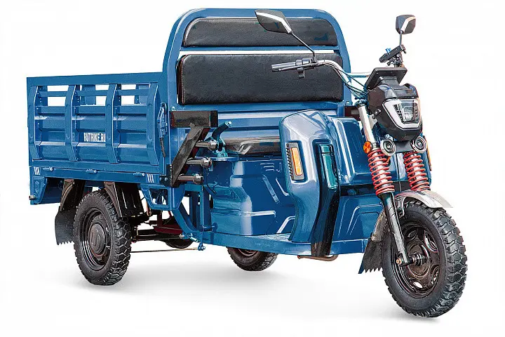 Грузовой электротрицикл Rutrike Антей Pro 1500 60V1200W темно-синий матовый 1
