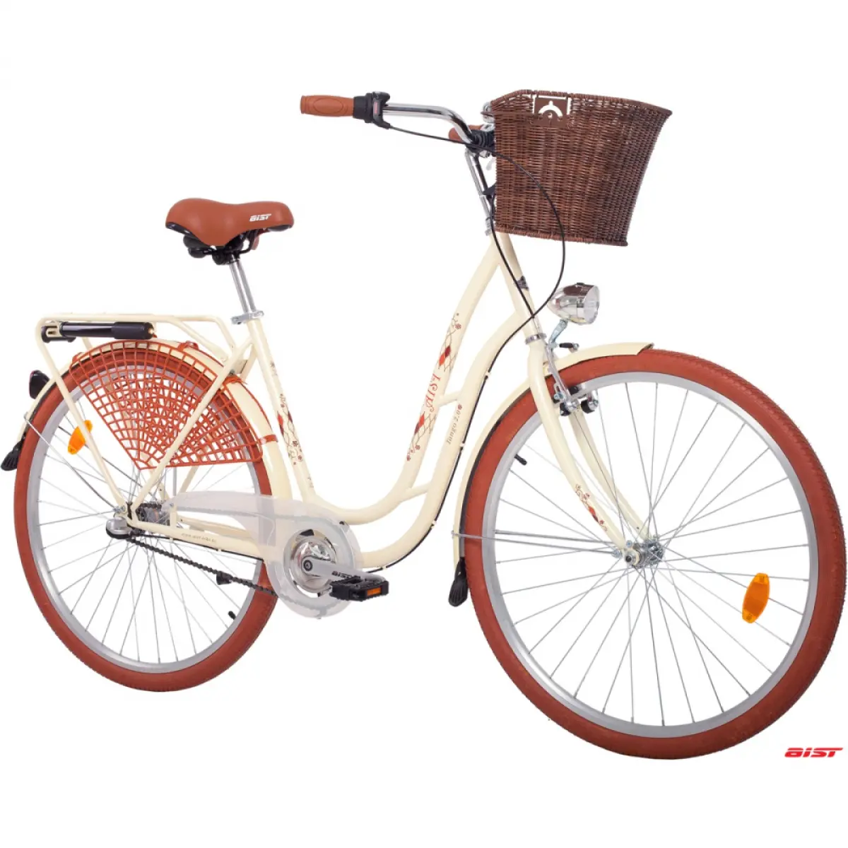 Велосипед Aist Tango 28 2.0 бежевый (без корзины) 1