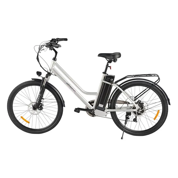 Электровелосипед Eltreco Moon серебристый матовый-3155 1