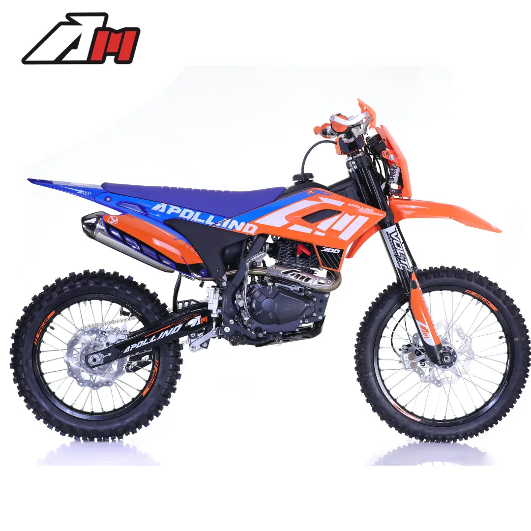 Мотоцикл Apollino Enduro AM 300 21/18 (оранжевый/синий) 1