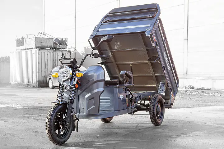 Грузовой электротрицикл Rutrike Мастер 1500 60V1000W   Черный матовый 1