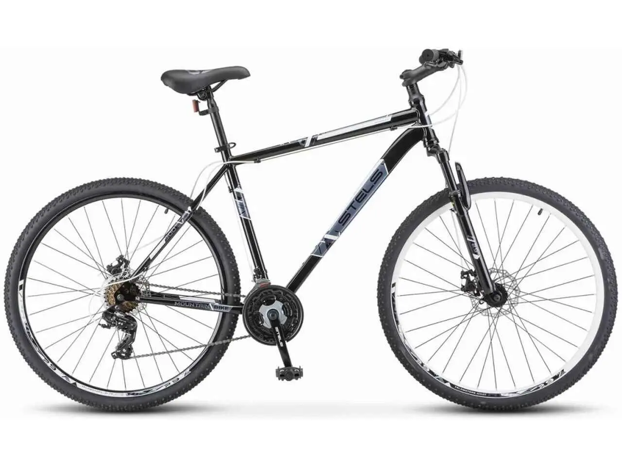 Велосипед Stels Navigator 700 MD 27.5 F020 р.21 2023 (черный/белый) 1