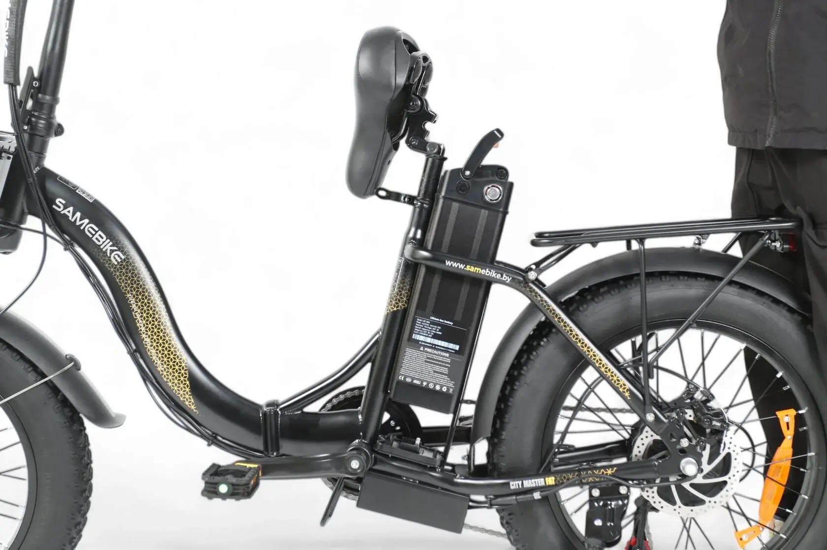 Электровелосипед SameBike City Master Fat (черный) 1