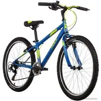 Велосипед Novatrack Racer 2023 24SHV.RACER.14DBL23 (синий) 1