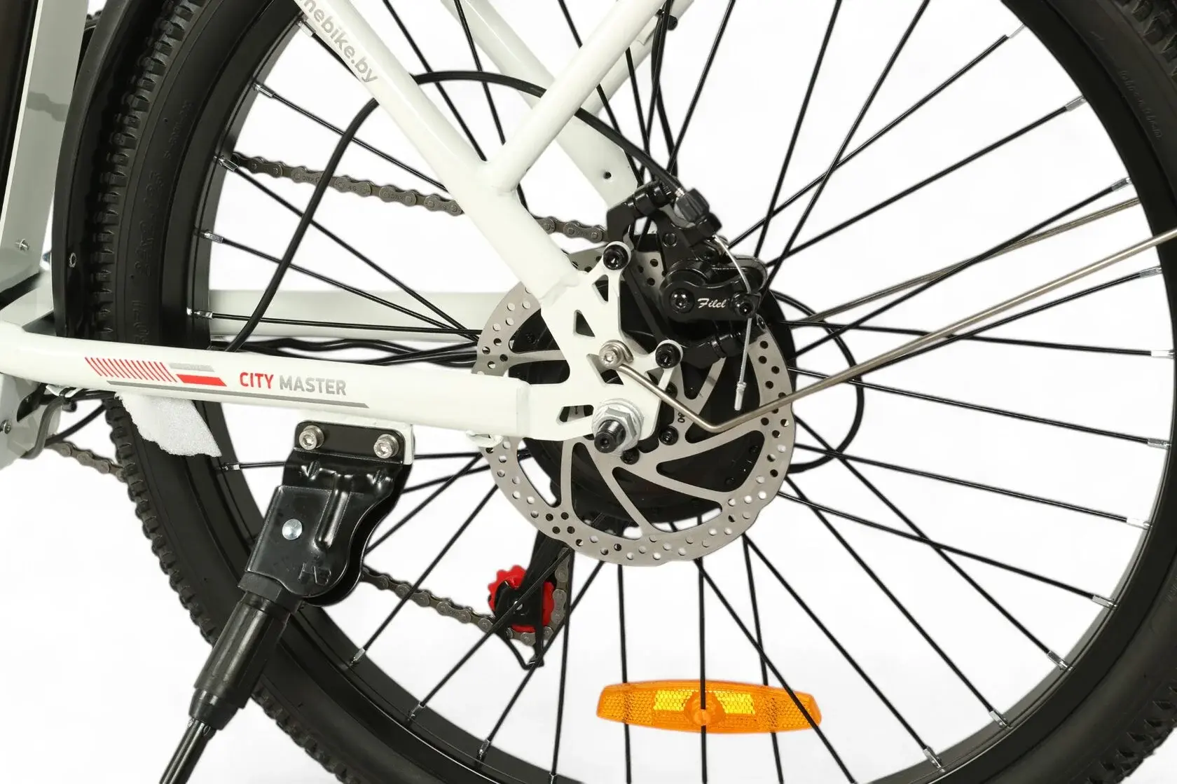 Электровелосипед SameBike City Master белый 1