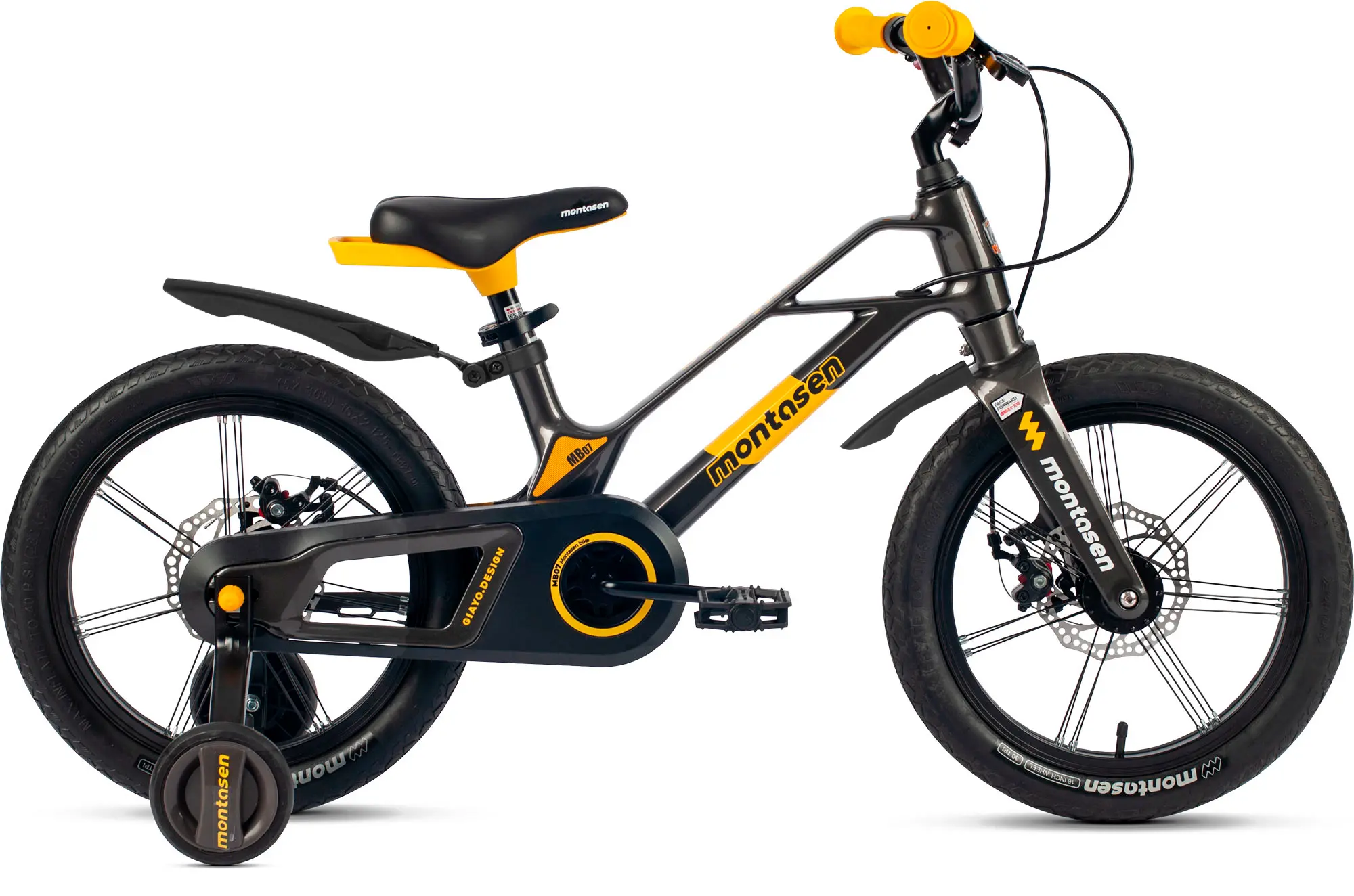 Детский велосипед Montasen MB07 16 серый 1