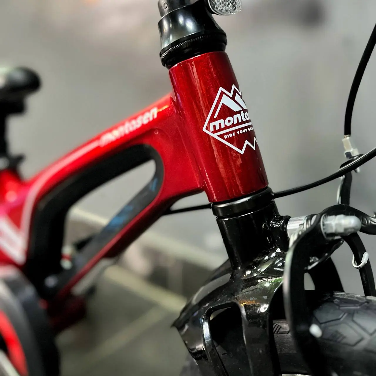 Детский велосипед Montasen M-F800 14 красный 2