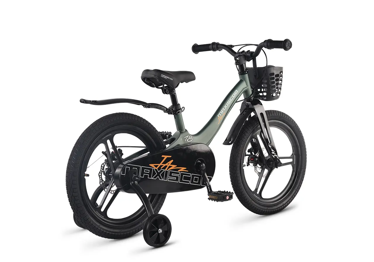 Детский велосипед Maxiscoo Jazz Pro 18 2026 / MSC-J1854P зеленый матовый 1