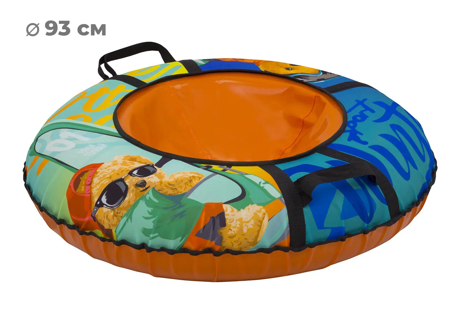 Тюбинг 93см ОКСФОРД BOARD LED С камерой  (СВЕТЯЩИЙСЯ В ТЕМНОТЕ) 1