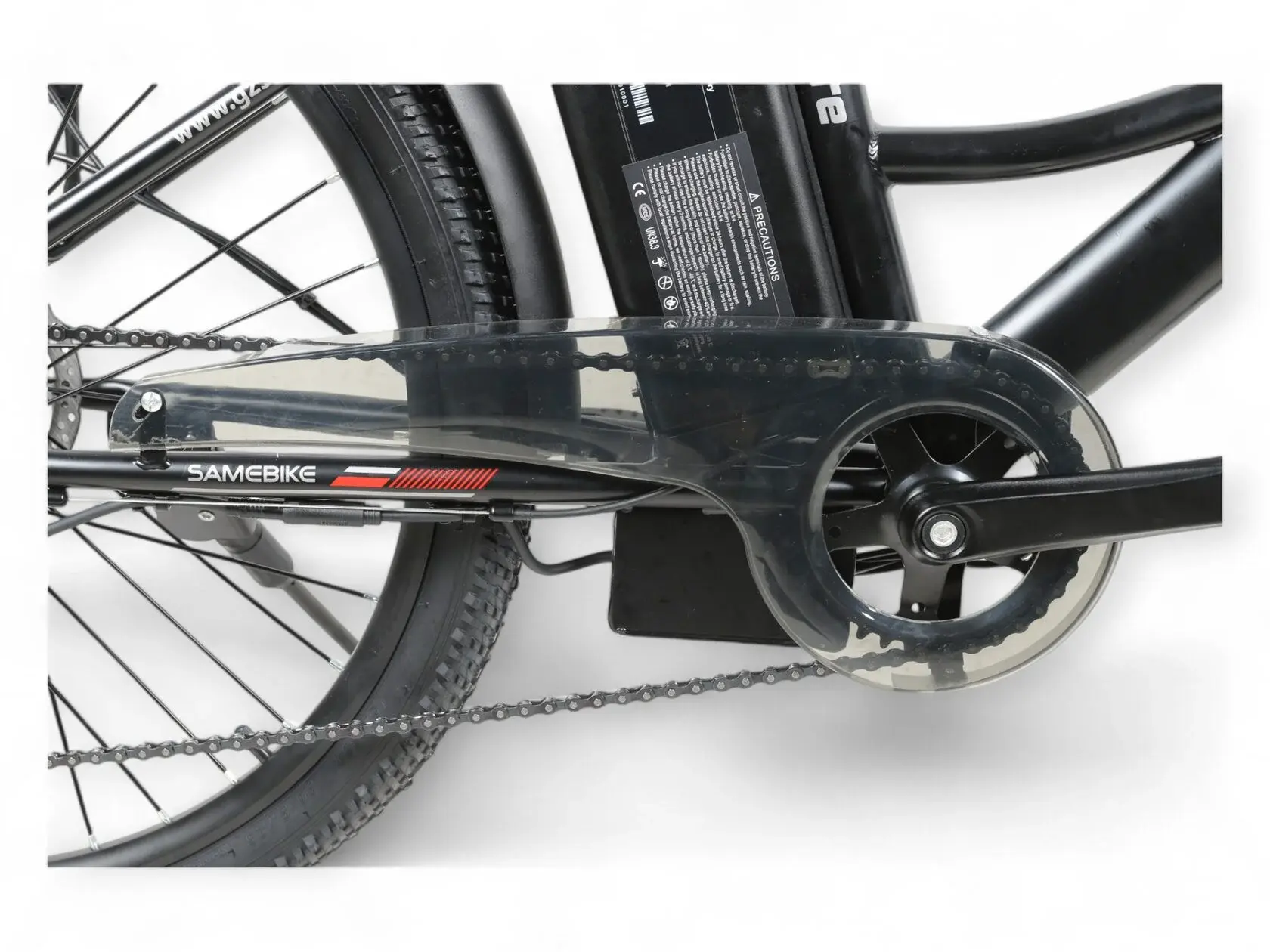 Электровелосипед SameBike Venture 350 черный 1