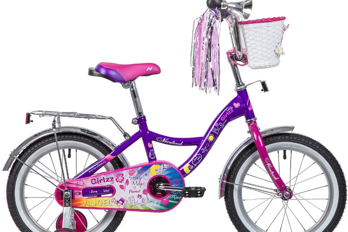Novatrack Little Girlzz 16”фиолетовый 1
