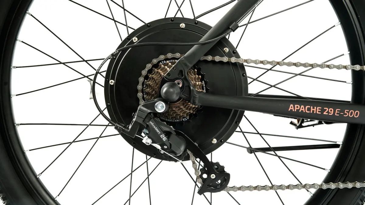 Электровелосипед E-Forward Apache 29 E-500  черный матовый/черный 1