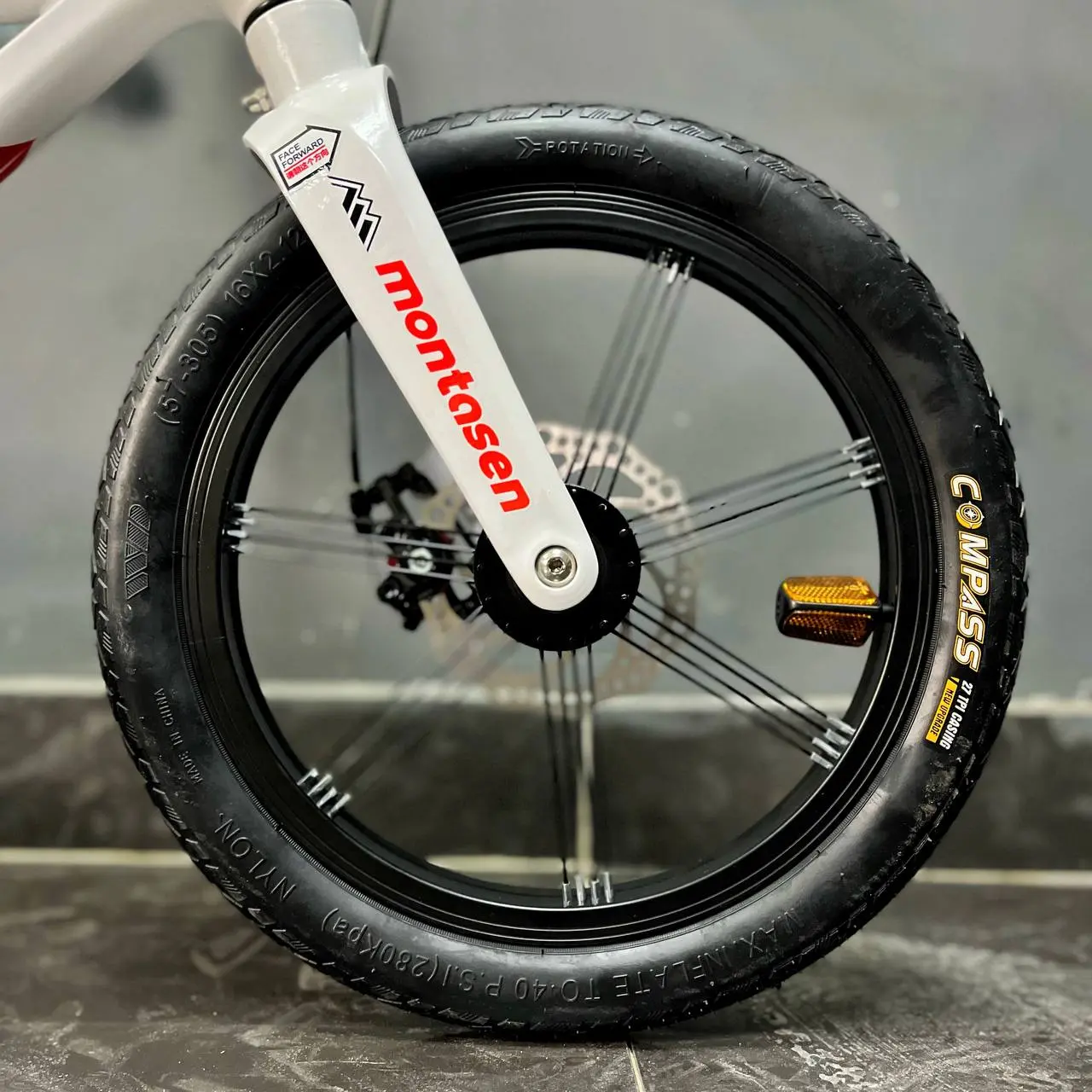 Детский велосипед Montasen MB07 16 белый 2