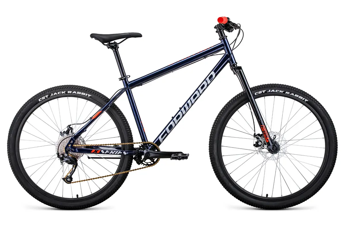 Велосипед Forward Sporting 27.5 X D р.17 2022 (темно-синий/красный) 1