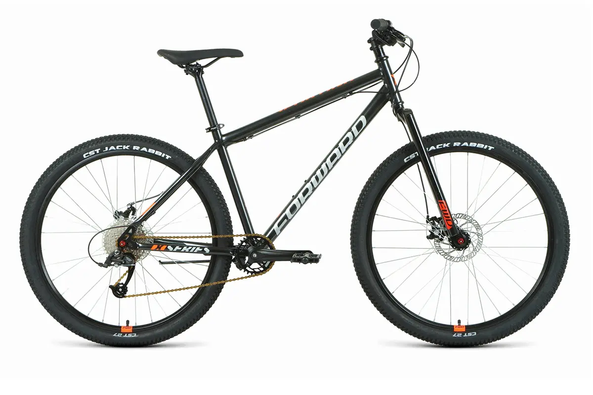 Велосипед Forward Sporting 27.5 X D р.19 2022 (черный/оранжевый) 1