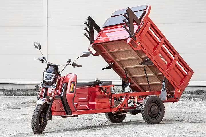 Грузовой электротрицикл Rutrike Антей Pro 1500 60V1200W Красный 1
