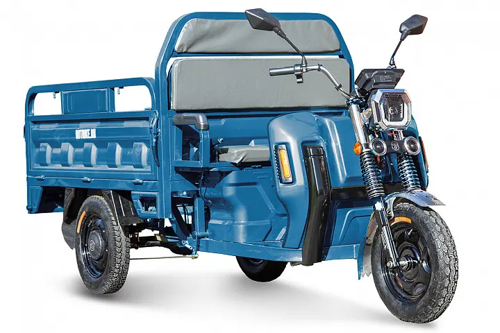 Грузовой электротрицикл Rutrike Маяк 1600 60V1000W	темно-синий матовый 1