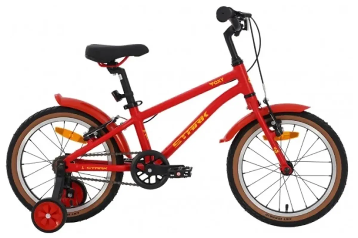 Детский велосипед Stark Foxy Boy 16 2025 (красный матовый) 1