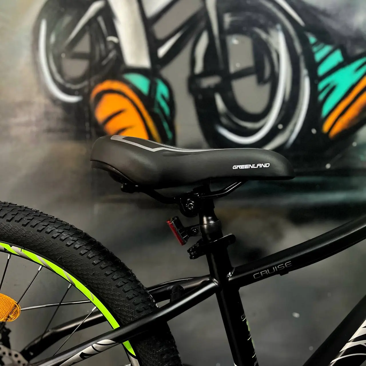Велосипед Greenland Cruise 24 черный-зеленый 1