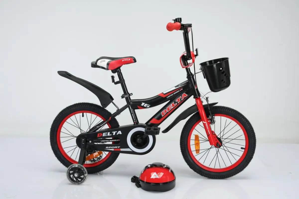 Детский велосипед Delta Sport 18 (черный/красный, 2019) 1