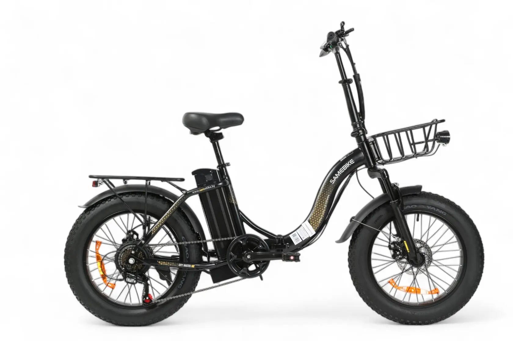 Электровелосипед SameBike City Master Fat (черный) 1